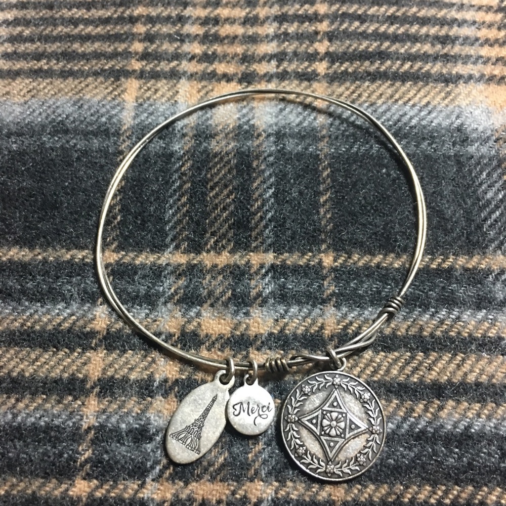 Silver French bracelet